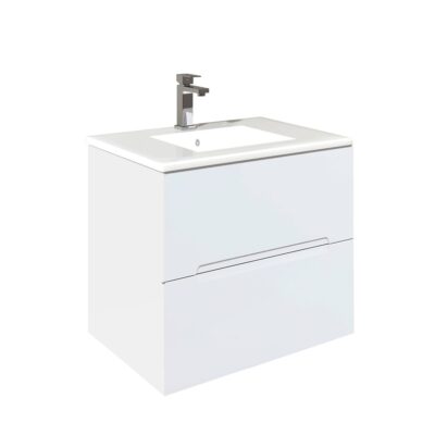 Mueble Baho Calma suspendido 60 blanco mate
