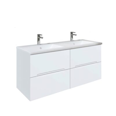 Mueble Baho Calma suspendido 120 blanco mate