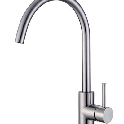 Grifo de cocina Baho Acero 1 redondo