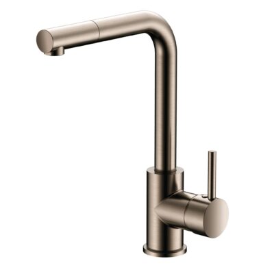 Grifo de cocina Baho Pull inox cepillado