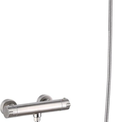 Ducha de baño Baho Acero termostatico