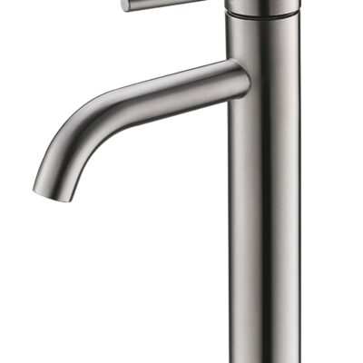 Grifo lavabo Baho Acero caño alto