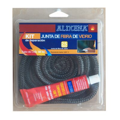 Junta fibra de vidrio redonda/trenzada 4mm