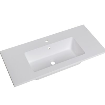 Lavabo Baho Bianco V mate 80 cm.